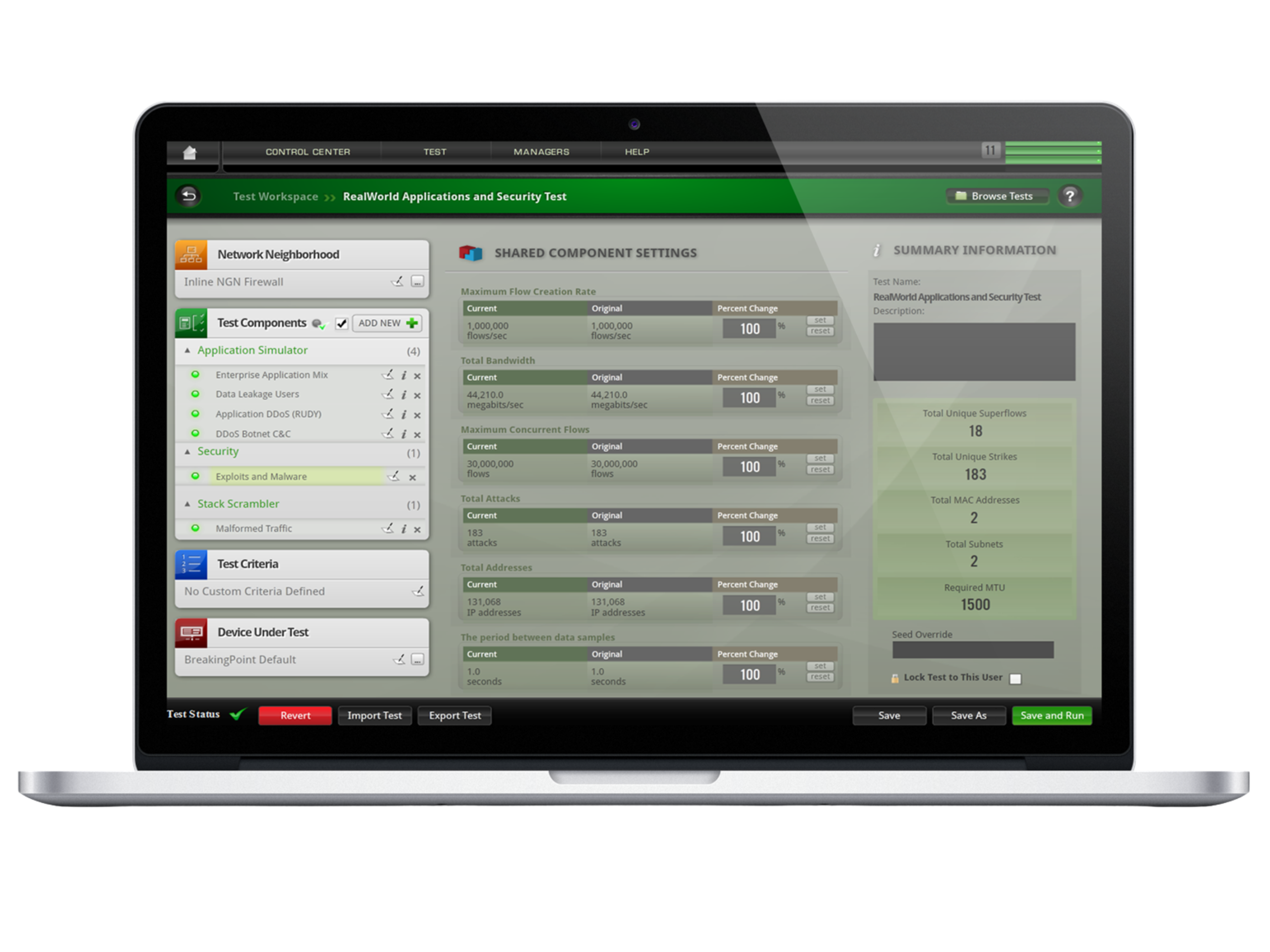 BreakingPoint is Keysight’s flagship security and resilience testing platform, combining hardware appliances and advanced software libraries to emulate real applications, users, and cyberattacks at massive scale.